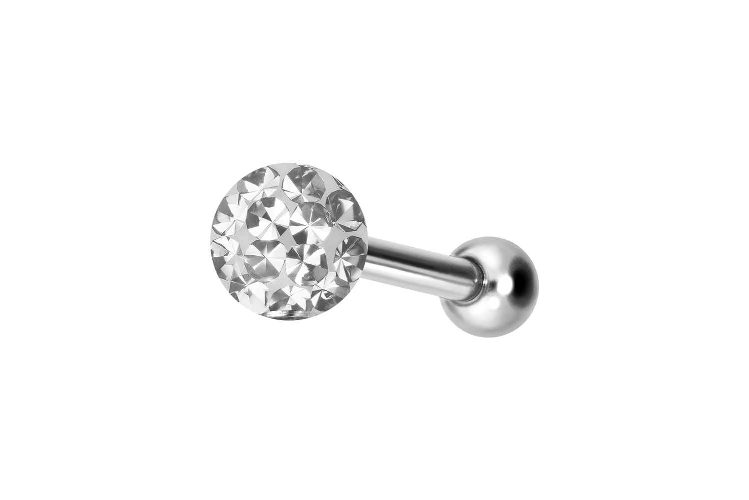 Titan Ohrpiercing mit Innengewinde EPOXY-KUGEL